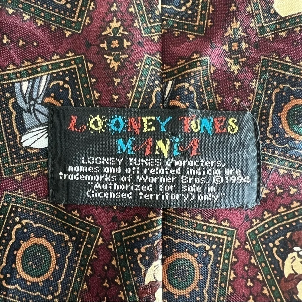 Vintage tie Looney Tunes Mania Vintage characters Tie